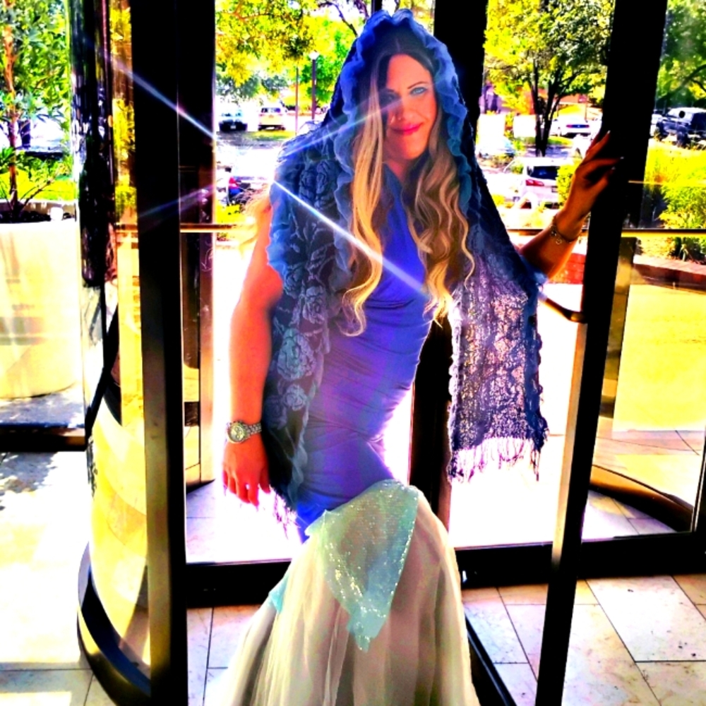 Blue Mermaid gown